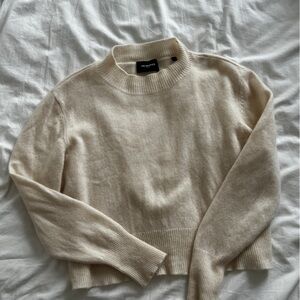 The Kooples Cream Turtleneck Sweater